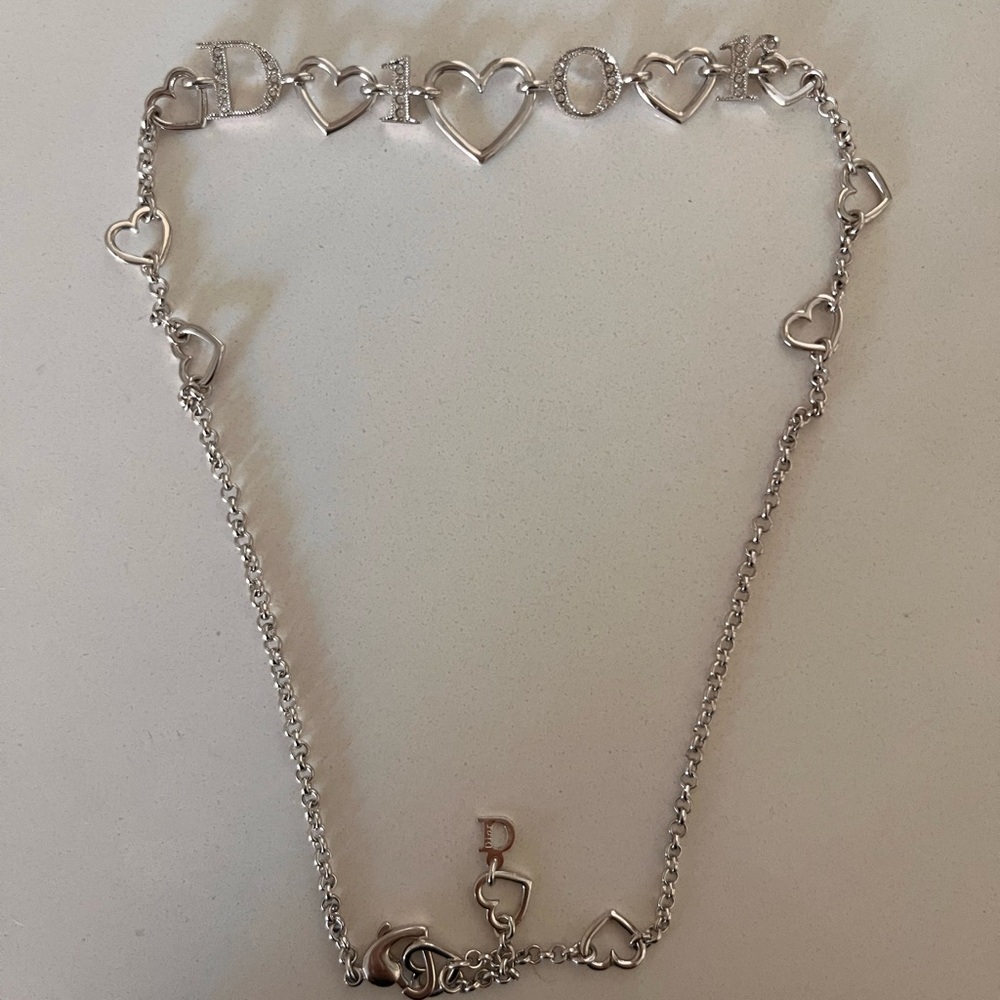 DIOR LOVE HEART NECKLACE - Picture 6 of 8